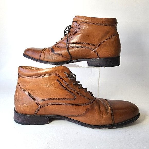 Johnston Murphy Brown Men Ankle Boots 